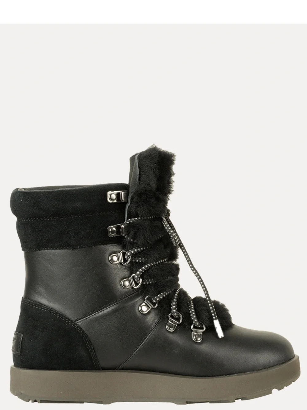 UGG Viki Black Lace-Up Winter Waterproof Winter Boots